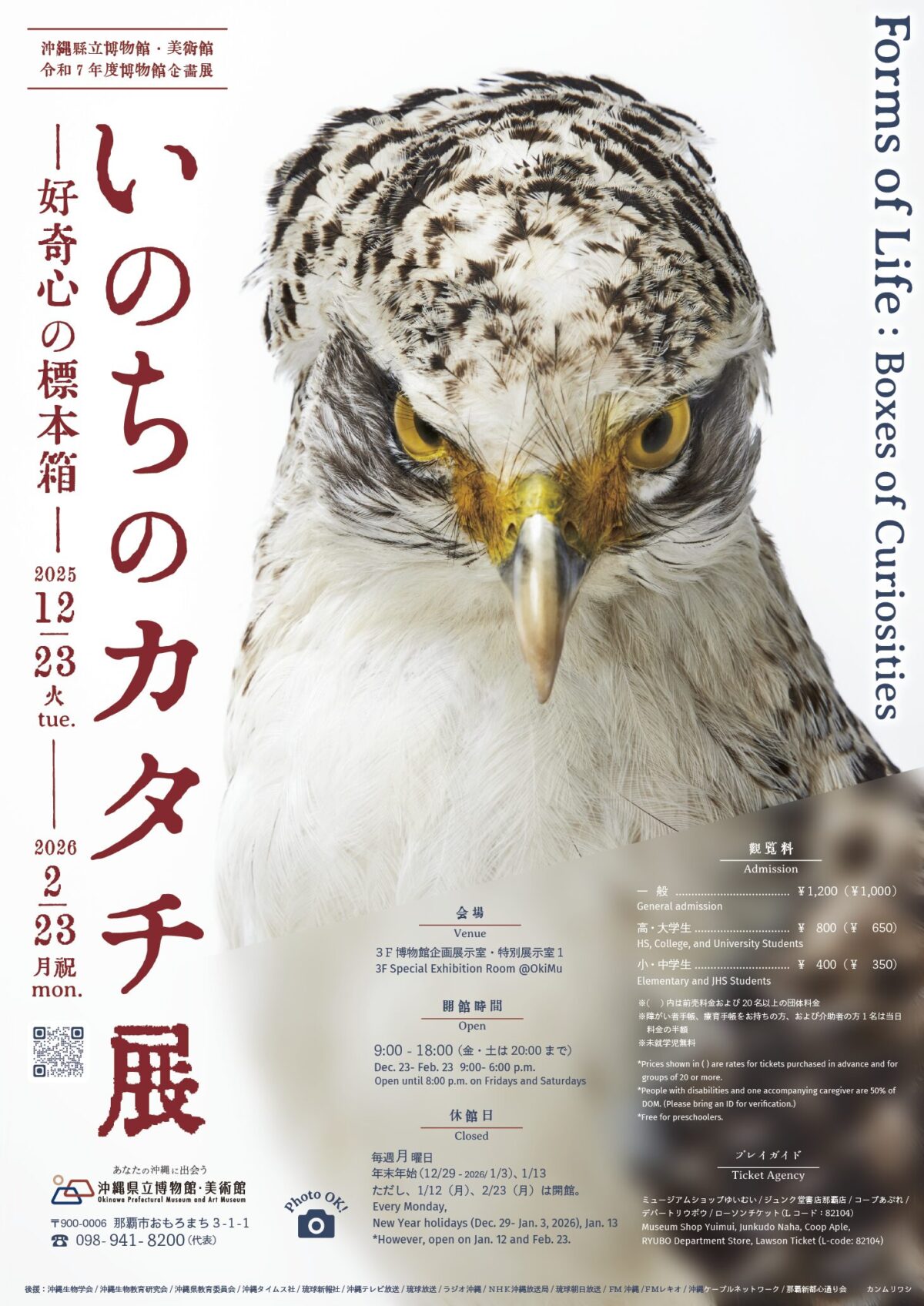 いのちのカタチ展―好奇心の標本箱―｜12月23日（火）〜2月23日（月・祝）那覇・沖縄県立博物館・美術館で開催
